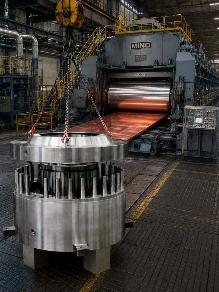 Heavy metal – roller adjustment cylinders...
